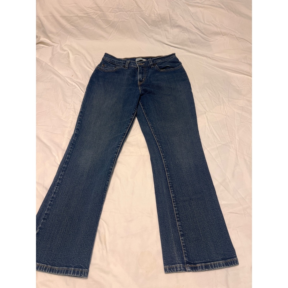 Levis 550 Relaxed Boot Cut Jeans Blue Medium Wash Womens 8S Petite 29x26